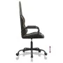 Silla gaming con masaje cuero sintético dorado y negro de , Sillones para videojuegos - Ref: Foro24-345559, Precio: 104,69 €,...