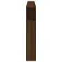 Cabecero LED madera ingeniería marrón roble 180x18,5x103,5 cm de , Cabeceros y pies de cama - Ref: Foro24-837364, Precio: 99,...