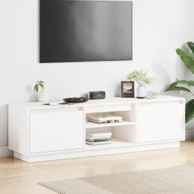 Mueble de TV madera maciza de pino blanco 140x35x40 cm de , Muebles TV - Ref: Foro24-840413, Precio: 108,00 €, Descuento: %