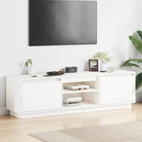 TV-Möbel aus massiver Kiefer in Weiß 140x35x40 cm von , TV-Möbel - Ref: Foro24-840413, Preis: 106,75 €, Rabatt: %