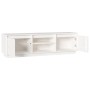 Mueble de TV madera maciza de pino blanco 140x35x40 cm de , Muebles TV - Ref: Foro24-840413, Precio: 108,00 €, Descuento: %