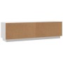 Mueble de TV madera maciza de pino blanco 140x35x40 cm de , Muebles TV - Ref: Foro24-840413, Precio: 108,00 €, Descuento: %