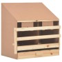 Ponedero para gallinas 2 compartimentos madera pino 63x40x65cm de vidaXL, Incubadoras de huevos - Ref: Foro24-170651, Precio:...