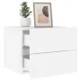 Mesitas de noche de pared con luces LED 2 unidades blanco de , Mesitas de noche - Ref: Foro24-836813, Precio: 81,28 €, Descue...