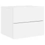 Mesitas de noche de pared con luces LED 2 unidades blanco de , Mesitas de noche - Ref: Foro24-836813, Precio: 81,28 €, Descue...