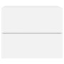 Mesitas de noche de pared con luces LED 2 unidades blanco de , Mesitas de noche - Ref: Foro24-836813, Precio: 82,67 €, Descue...