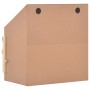 Ponedero para gallinas 2 compartimentos madera pino 63x40x65cm de vidaXL, Incubadoras de huevos - Ref: Foro24-170651, Precio:...