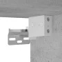 Mesita de noche de pared con luces LED gris hormigón de , Mesitas de noche - Ref: Foro24-836832, Precio: 41,61 €, Descuento: %