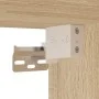 Mesita de noche de pared con luces LED roble Sonoma de , Mesitas de noche - Ref: Foro24-836830, Precio: 42,91 €, Descuento: %