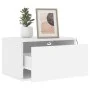 Mesita de noche de pared con luces LED blanco by , Nightstands - Ref: Foro24-836826, Price: 48,11 €, Discount: %