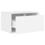 Mesita de noche de pared con luces LED blanco by , Nightstands - Ref: Foro24-836826, Price: 48,11 €, Discount: %