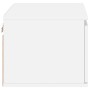 Mesita de noche de pared con luces LED blanco de , Mesitas de noche - Ref: Foro24-836826, Precio: 46,86 €, Descuento: %