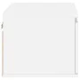 Mesita de noche de pared con luces LED blanco by , Nightstands - Ref: Foro24-836826, Price: 48,11 €, Discount: %