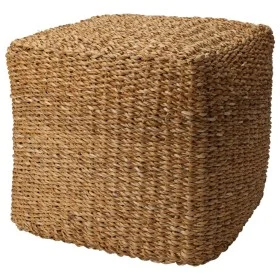 Home&Styling Puf redondo natural de hierba marina 40x40x38 cm de , Otomanas - Ref: Foro24-447473, Precio: 71,63 €, Descuento: %