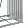 Leñero de acero galvanizado verde 40x45x100 cm de , Bolsas y soportes de leña - Ref: Foro24-364537, Precio: 48,74 €, Descuent...