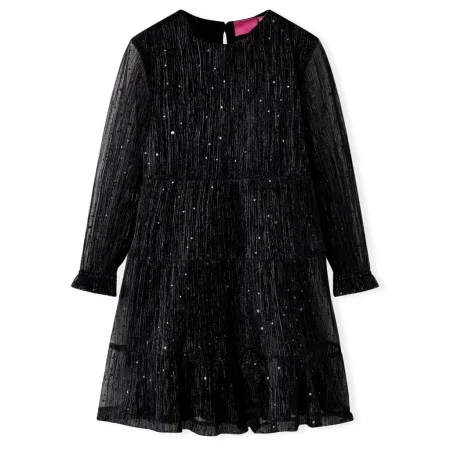 Vestido infantil de manga larga negro 104 de , Vestidos de niños - Ref: Foro24-14883, Precio: 15,92 €, Descuento: %