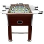 Futbolín de acero 60 kg marrón 140x74,5x87,5 cm de vidaXL, Mesas de futbolín - Ref: Foro24-91439, Precio: 366,65 €, Descuento: %