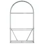 Leñero de acero galvanizado verde 120x45x210 cm de , Bolsas y soportes de leña - Ref: Foro24-364542, Precio: 63,82 €, Descuen...