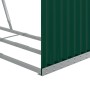 Leñero de acero galvanizado verde 120x45x210 cm de , Bolsas y soportes de leña - Ref: Foro24-364542, Precio: 64,66 €, Descuen...