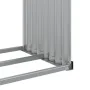 Leñero de acero galvanizado verde 120x45x210 cm de , Bolsas y soportes de leña - Ref: Foro24-364542, Precio: 63,82 €, Descuen...