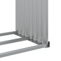 Leñero de acero galvanizado verde 120x45x210 cm de , Bolsas y soportes de leña - Ref: Foro24-364542, Precio: 64,66 €, Descuen...