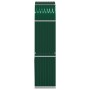 Leñero de acero galvanizado verde 80x45x190 cm de , Bolsas y soportes de leña - Ref: Foro24-364540, Precio: 59,87 €, Descuent...