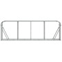 Leñero de acero galvanizado gris claro 300x45x100 cm de , Bolsas y soportes de leña - Ref: Foro24-364556, Precio: 78,37 €, De...