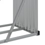 Leñero de acero galvanizado gris claro 300x45x100 cm de , Bolsas y soportes de leña - Ref: Foro24-364556, Precio: 78,37 €, De...