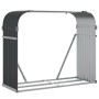 Leñero de acero galvanizado gris antracita 120x45x100 cm de , Bolsas y soportes de leña - Ref: Foro24-364563, Precio: 53,54 €...