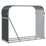 Leñero de acero galvanizado gris antracita 120x45x100 cm de , Bolsas y soportes de leña - Ref: Foro24-364563, Precio: 53,26 €...