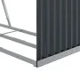 Leñero de acero galvanizado gris antracita 120x45x100 cm de , Bolsas y soportes de leña - Ref: Foro24-364563, Precio: 53,26 €...