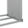 Leñero de acero galvanizado gris antracita 120x45x100 cm de , Bolsas y soportes de leña - Ref: Foro24-364563, Precio: 53,26 €...