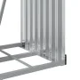 Leñero de acero galvanizado marrón 40x45x170 cm de , Bolsas y soportes de leña - Ref: Foro24-364568, Precio: 57,57 €, Descuen...