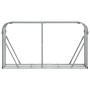 Leñero de acero galvanizado gris claro 180x45x100 cm de , Bolsas y soportes de leña - Ref: Foro24-364554, Precio: 55,18 €, De...