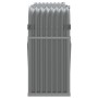Leñero de acero galvanizado gris claro 180x45x100 cm de , Bolsas y soportes de leña - Ref: Foro24-364554, Precio: 55,18 €, De...