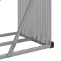 Leñero de acero galvanizado marrón 234x45x100 cm de , Bolsas y soportes de leña - Ref: Foro24-364575, Precio: 65,93 €, Descue...