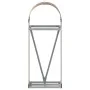 Leñero de acero galvanizado marrón claro 40x45x100 cm de , Bolsas y soportes de leña - Ref: Foro24-364577, Precio: 45,08 €, D...