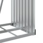 Leñero de acero galvanizado marrón claro 40x45x100 cm de , Bolsas y soportes de leña - Ref: Foro24-364577, Precio: 45,71 €, D...