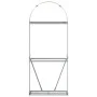 Leñero de acero galvanizado marrón claro 80x45x190 cm de , Bolsas y soportes de leña - Ref: Foro24-364580, Precio: 61,90 €, D...