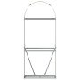 Leñero de acero galvanizado marrón claro 80x45x190 cm de , Bolsas y soportes de leña - Ref: Foro24-364580, Precio: 63,10 €, D...