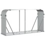 Leñero de acero galvanizado plateado 180x45x100 cm de , Bolsas y soportes de leña - Ref: Foro24-364594, Precio: 56,30 €, Desc...