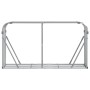 Leñero de acero galvanizado plateado 180x45x100 cm de , Bolsas y soportes de leña - Ref: Foro24-364594, Precio: 56,30 €, Desc...