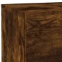 Mesita de noche con luces LED roble ahumado 70x36x40,5 cm de , Mesitas de noche - Ref: Foro24-836781, Precio: 68,12 €, Descue...