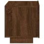 Mesita de noche con luces LED roble marrón 70x36x40,5 cm de , Mesitas de noche - Ref: Foro24-836783, Precio: 69,82 €, Descuen...