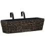 Conjunto de jardineras 2 unidades jacinto de agua marrón de vidaXL, Maceteros y jardineras - Ref: Foro24-45578, Precio: 73,65...