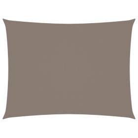 Toldo de vela rectangular tela Oxford gris taupe 5x7 m de , Sombrillas - Ref: Foro24-135440, Precio: 103,56 €, Descuento: %