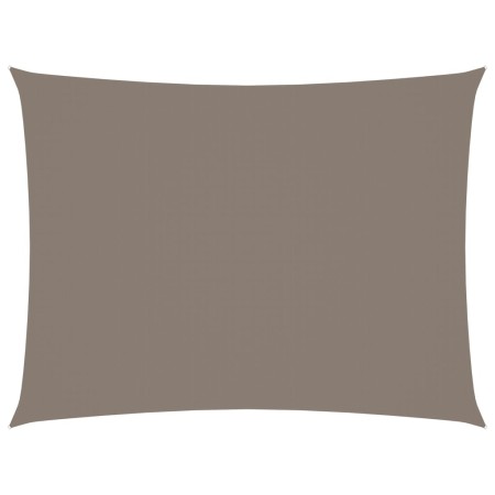 Toldo de vela rectangular tela Oxford gris taupe 5x7 m de , Sombrillas - Ref: Foro24-135440, Precio: 103,56 €, Descuento: %