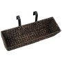Conjunto de jardineras 2 unidades jacinto de agua marrón de vidaXL, Maceteros y jardineras - Ref: Foro24-45578, Precio: 74,86...