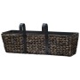 Conjunto de jardineras 2 unidades jacinto de agua marrón de vidaXL, Maceteros y jardineras - Ref: Foro24-45578, Precio: 74,86...