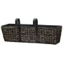 Conjunto de jardineras 2 unidades jacinto de agua marrón de vidaXL, Maceteros y jardineras - Ref: Foro24-45578, Precio: 73,65...